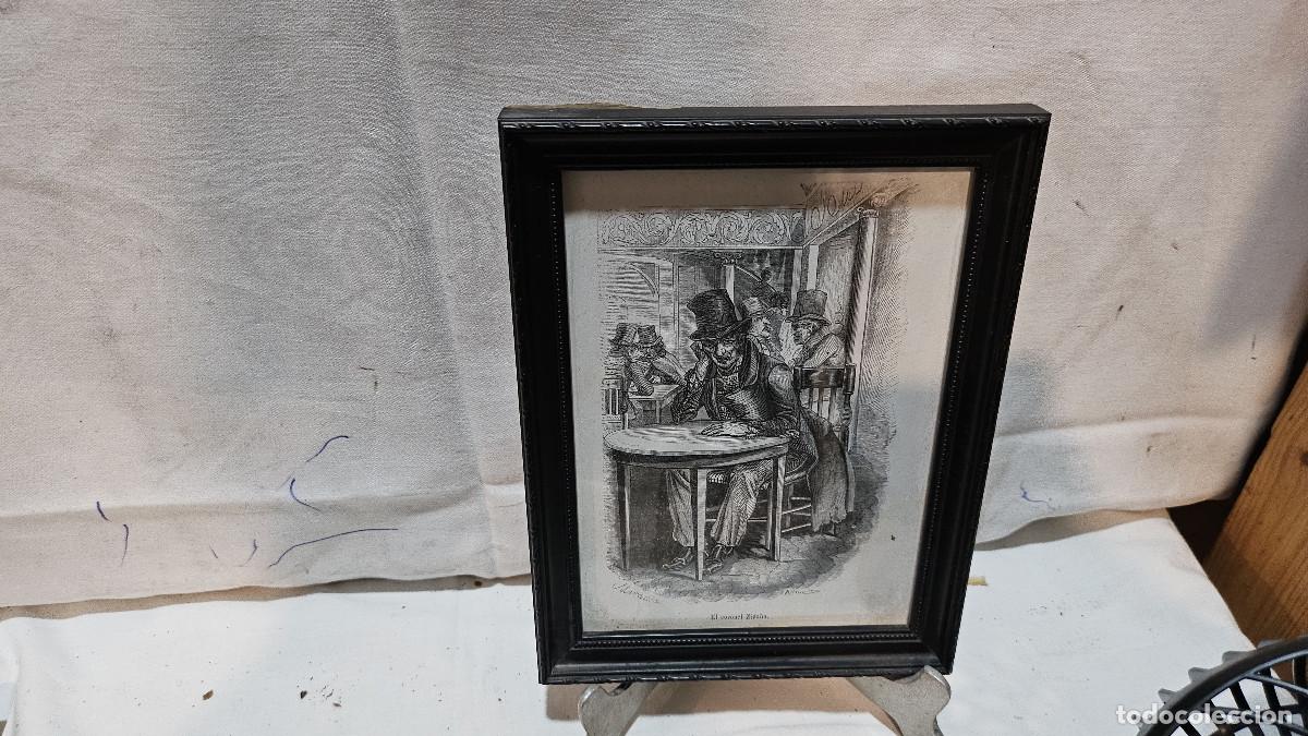 Arte: grabado antiguo del 1823 - Foto 1