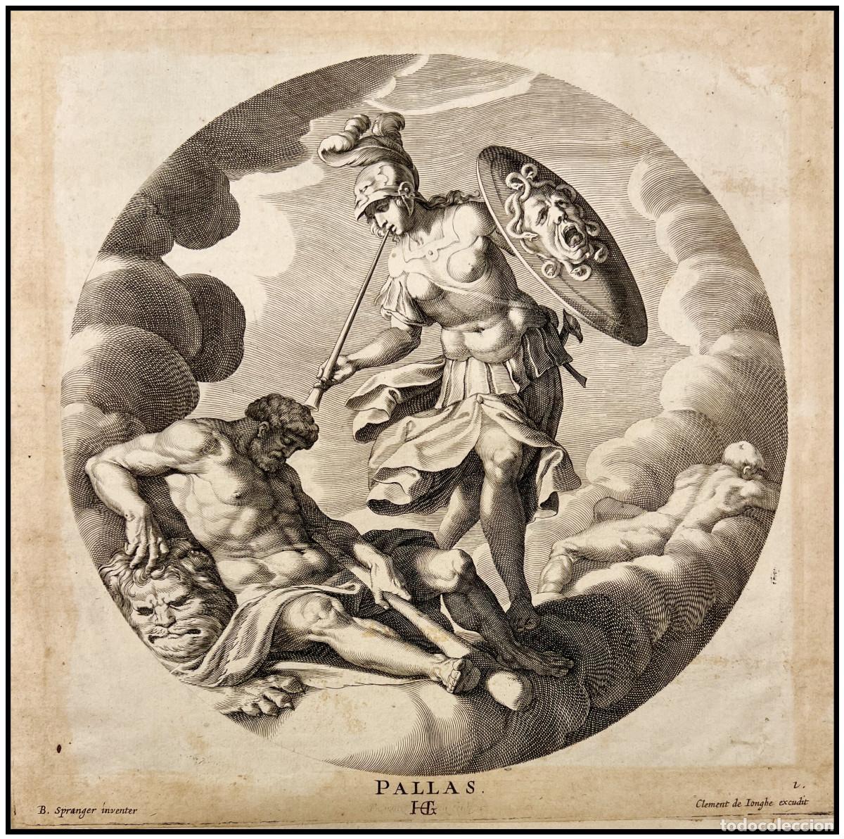 Arte: EGBERT VAN PANDEREN - DIOSA ATENEA COMO VENCEDORA - 1600 - Foto 1