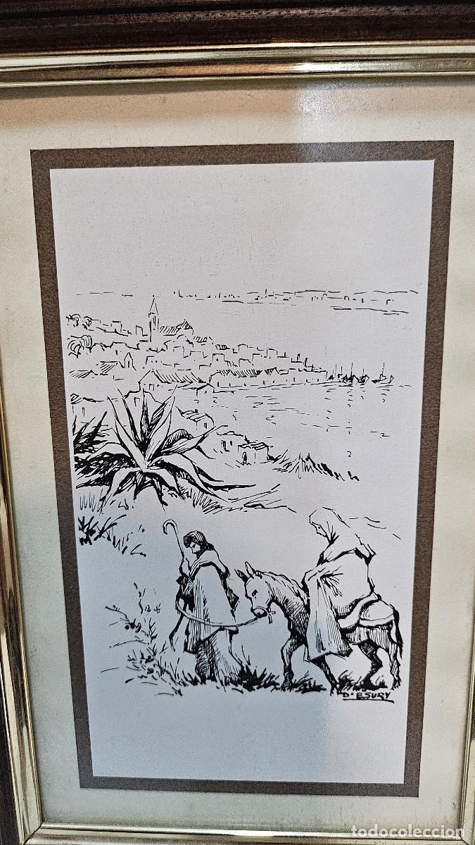 Arte: grabado con marco de madera D, Esuri - Foto 2