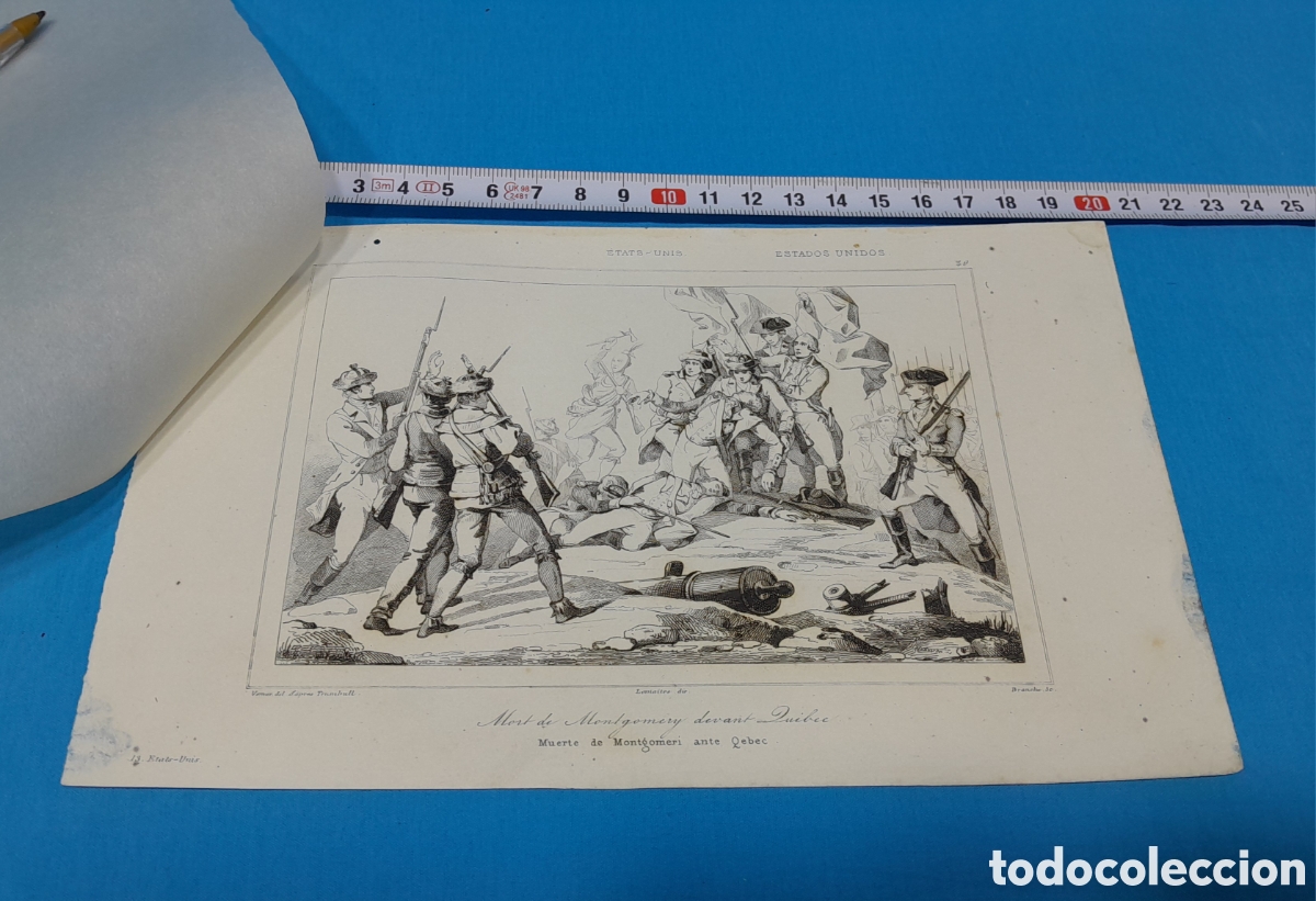 Art: MUERTE DE MONTGOMERI ANTE QEBEC - VERNIER DEL, EE.UU. N&Uacute;MERO 49