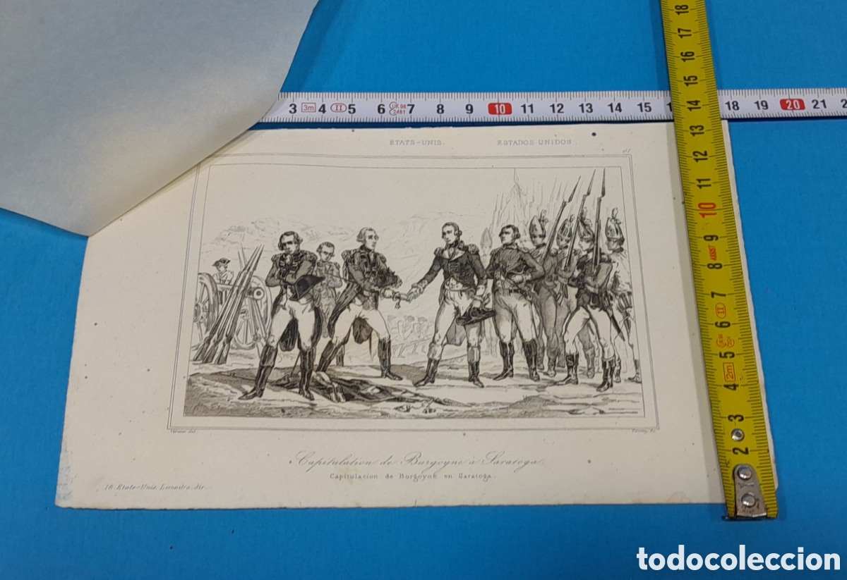 Art: CAPITULACI&Oacute;N DE BORGOYNE EN SARATOGA - VERNIER DEL, EE.UU. N&Uacute;MERO 61
