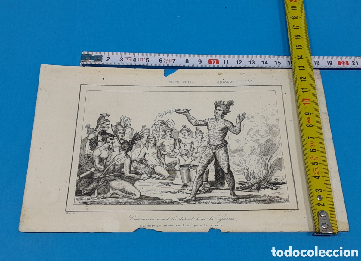 Arte: CEREMONIAS ANTES DE SALIR PARA LA GUERRA - VERNIER DEL, EE.UU. N&Uacute;MERO 3
