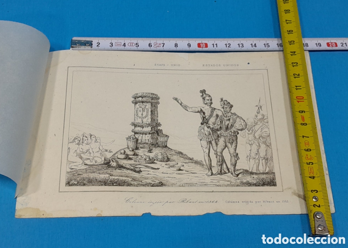 Arte: COLUMNA ERIGIDA POR RIBAUT EN 1562 - EE.UU. N&Uacute;MERO 5