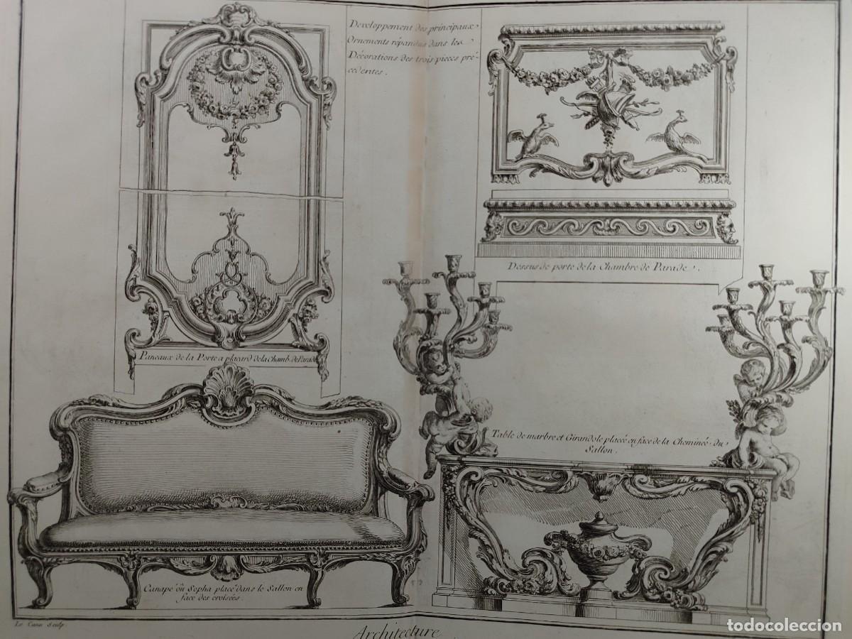 Arte: Diderot & d&acute;Alembert. Architecture 1775. Plancha XVI de Le Canu - Foto 1