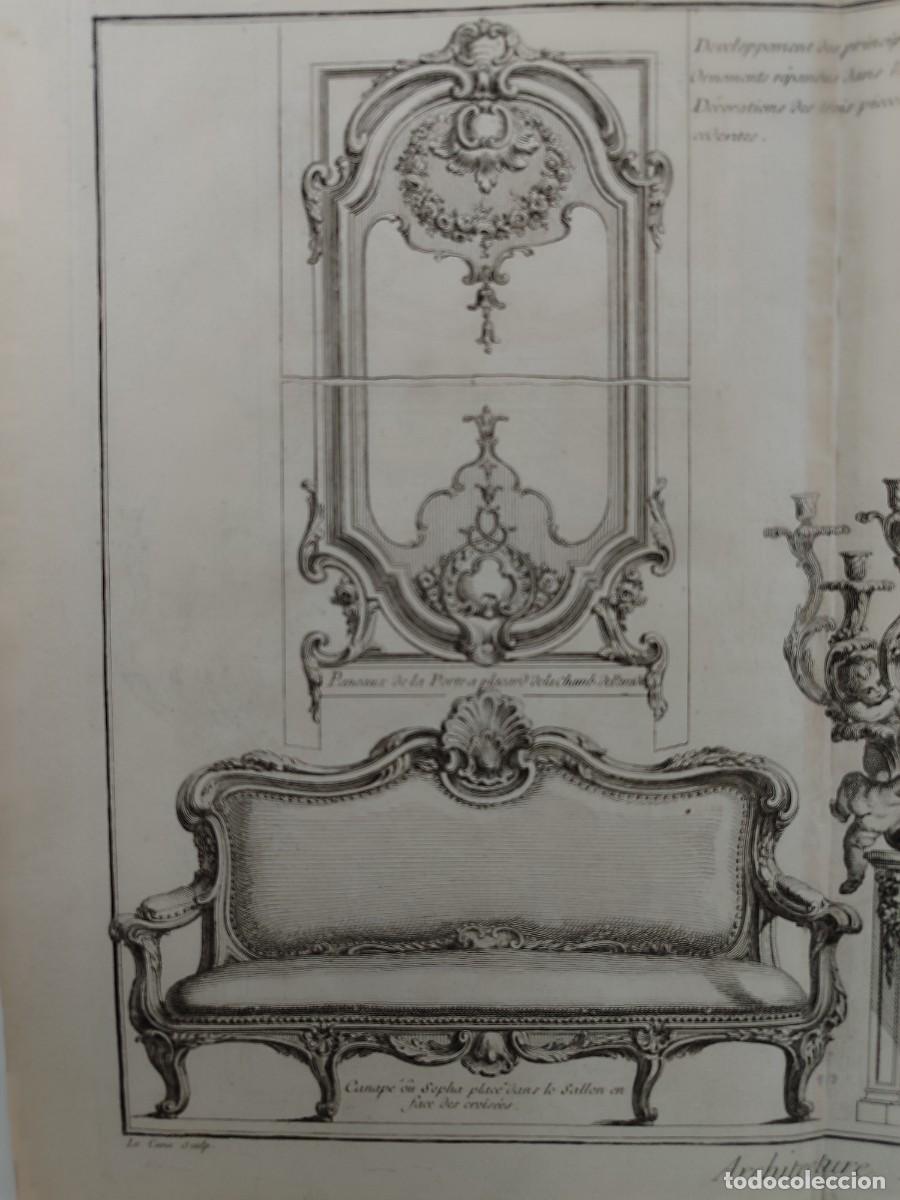 Arte: Diderot & d&acute;Alembert. Architecture 1775. Plancha XVI de Le Canu - Foto 3