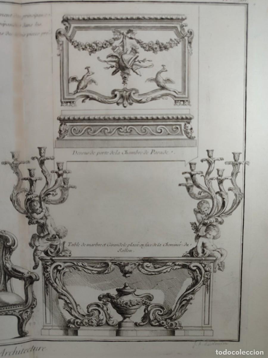 Arte: Diderot & d&acute;Alembert. Architecture 1775. Plancha XVI de Le Canu - Foto 4