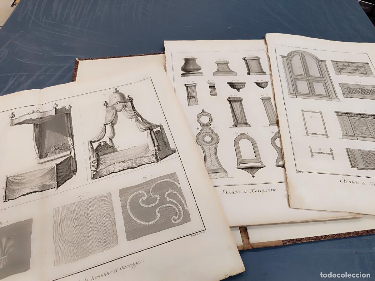 Arte: Diderot & d&acute;Alembert. Architecture 1775. Plancha XVI de Le Canu - Foto 6