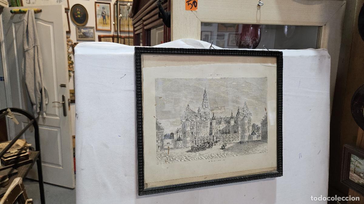 Arte: grabado antiguo del 1823 selva negra - Foto 2