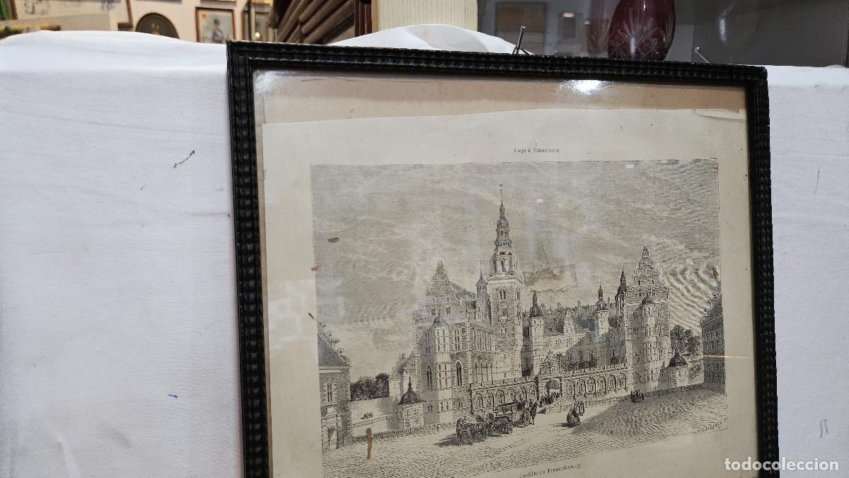 Arte: grabado antiguo del 1823 selva negra - Foto 4