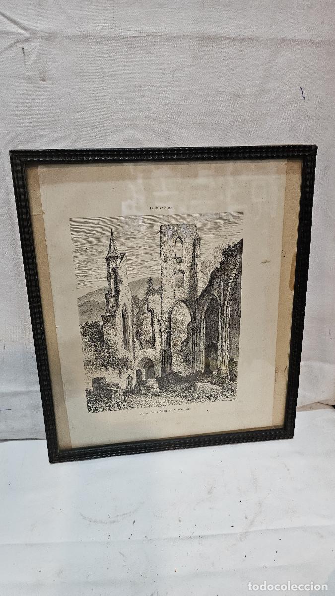 Arte: grabado antiguo del 1823 selva negra - Foto 2