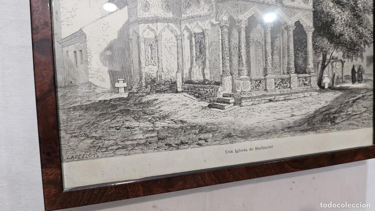Arte: grabado antiguo del 1823 selva negra - Foto 3