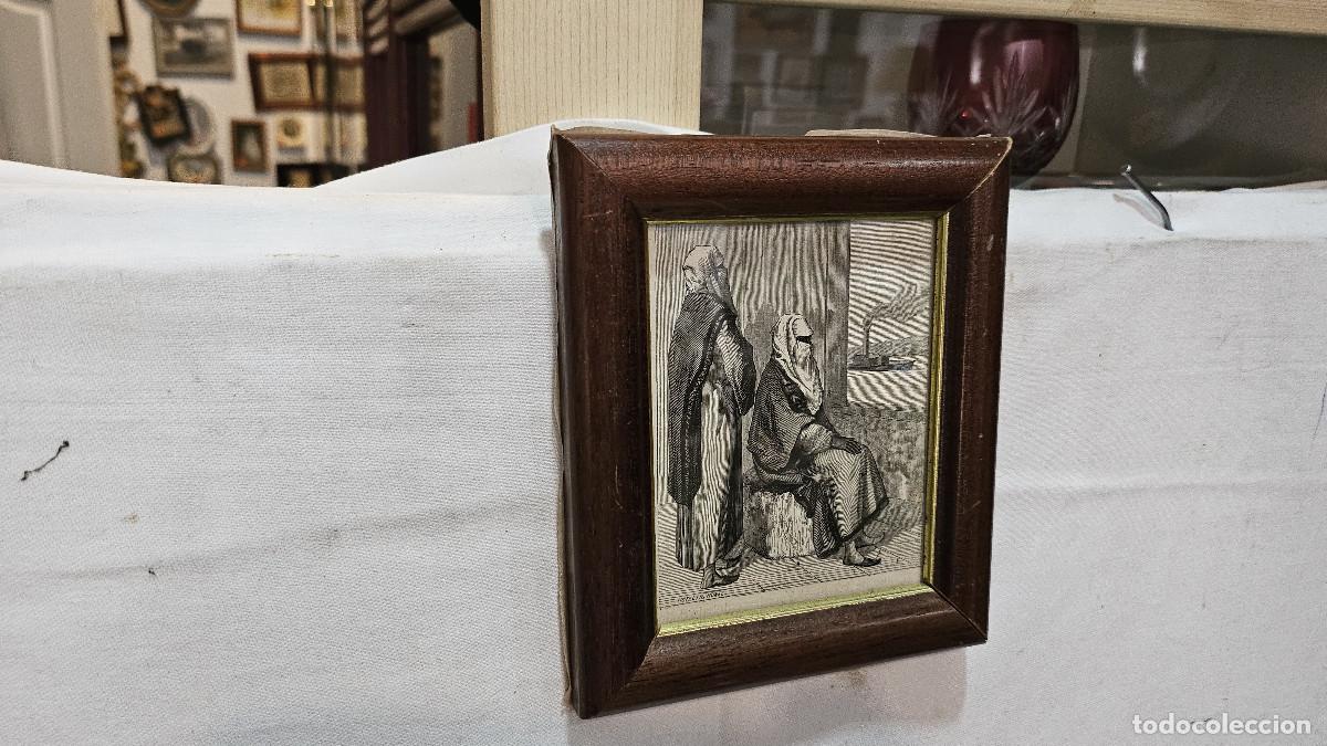 Arte: grabado antiguo del 1823 selva negra - Foto 2