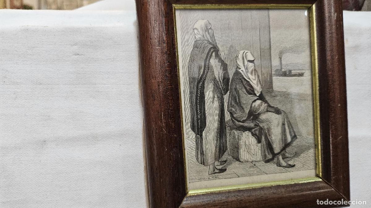 Arte: grabado antiguo del 1823 selva negra - Foto 4