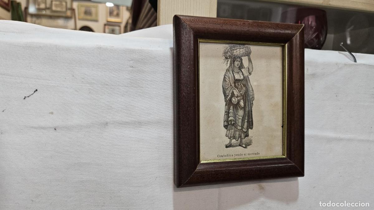 Arte: grabado antiguo del 1823 selva negra - Foto 1