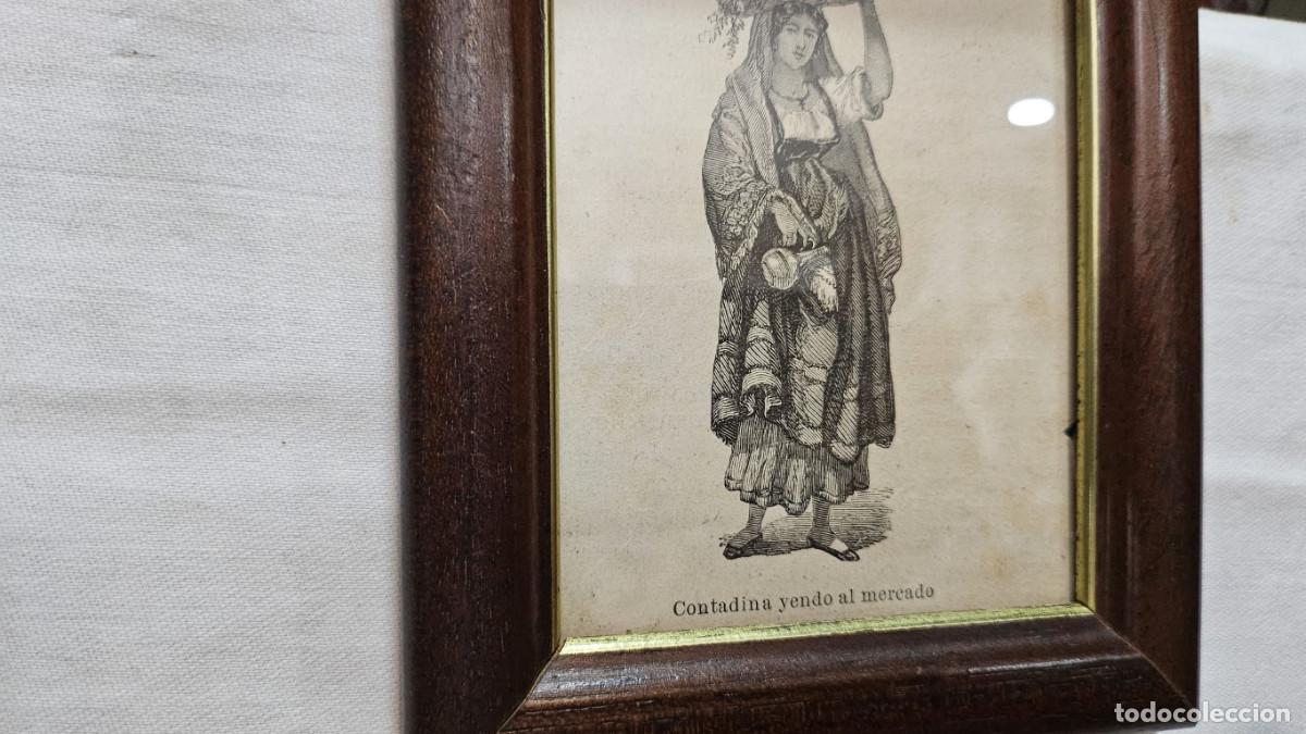 Arte: grabado antiguo del 1823 selva negra - Foto 3