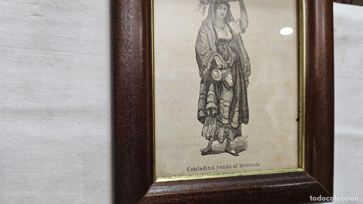 Arte: grabado antiguo del 1823 selva negra - Foto 4