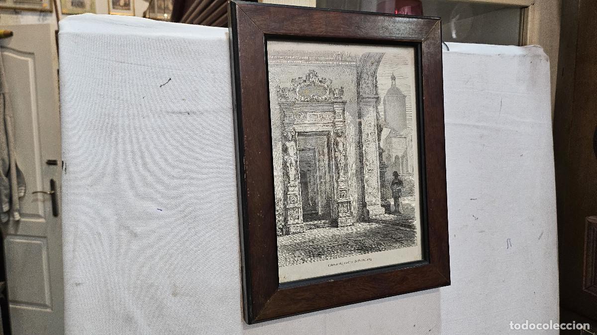Arte: grabado antiguo del 1823 selva negra - Foto 2