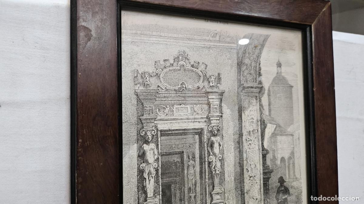 Arte: grabado antiguo del 1823 selva negra - Foto 3