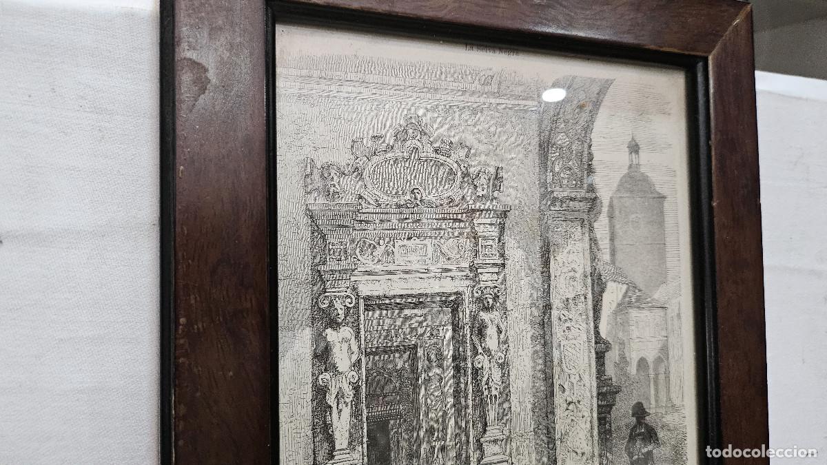 Arte: grabado antiguo del 1823 selva negra - Foto 4