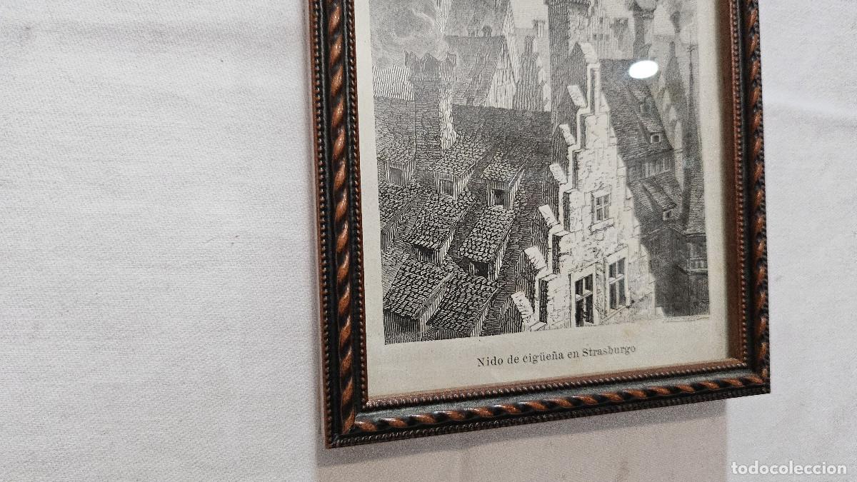 Arte: grabado antiguo del 1823 selva negra - Foto 6