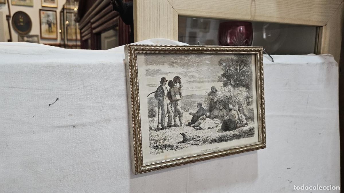 Arte: grabado antiguo del 1823 selva negra - Foto 1