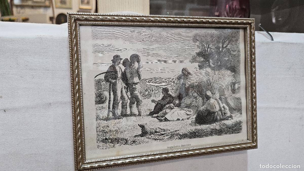 Arte: grabado antiguo del 1823 selva negra - Foto 4