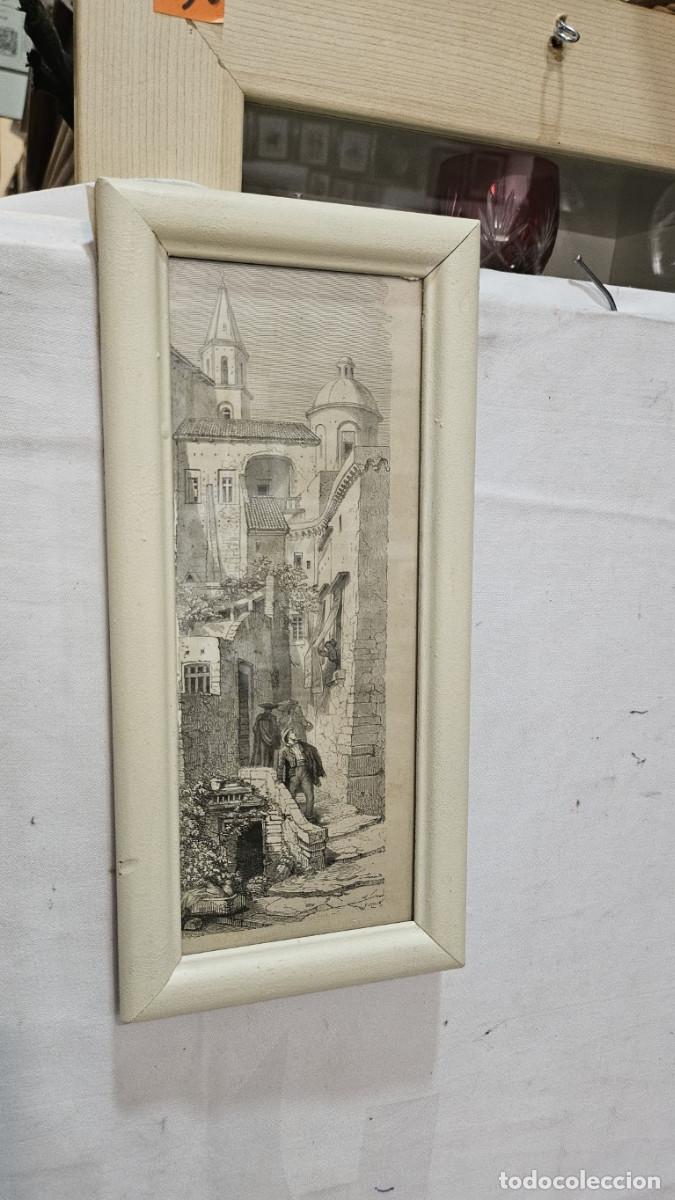 Arte: grabado antiguo del 1823 selva negra - Foto 1