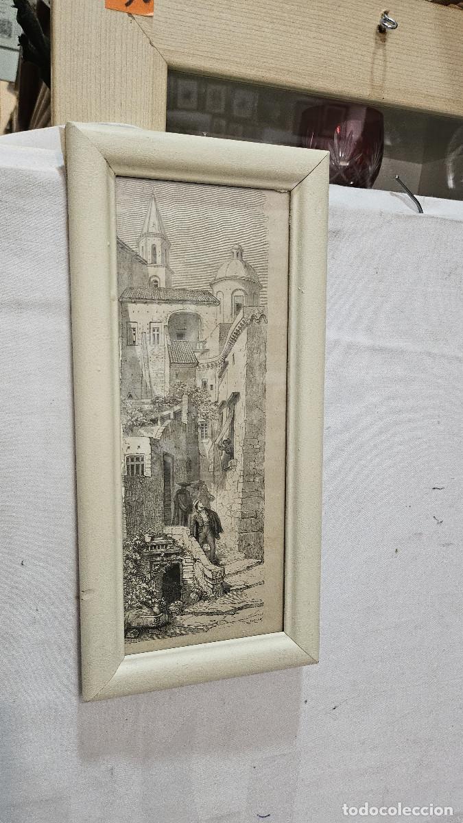 Arte: grabado antiguo del 1823 selva negra - Foto 2