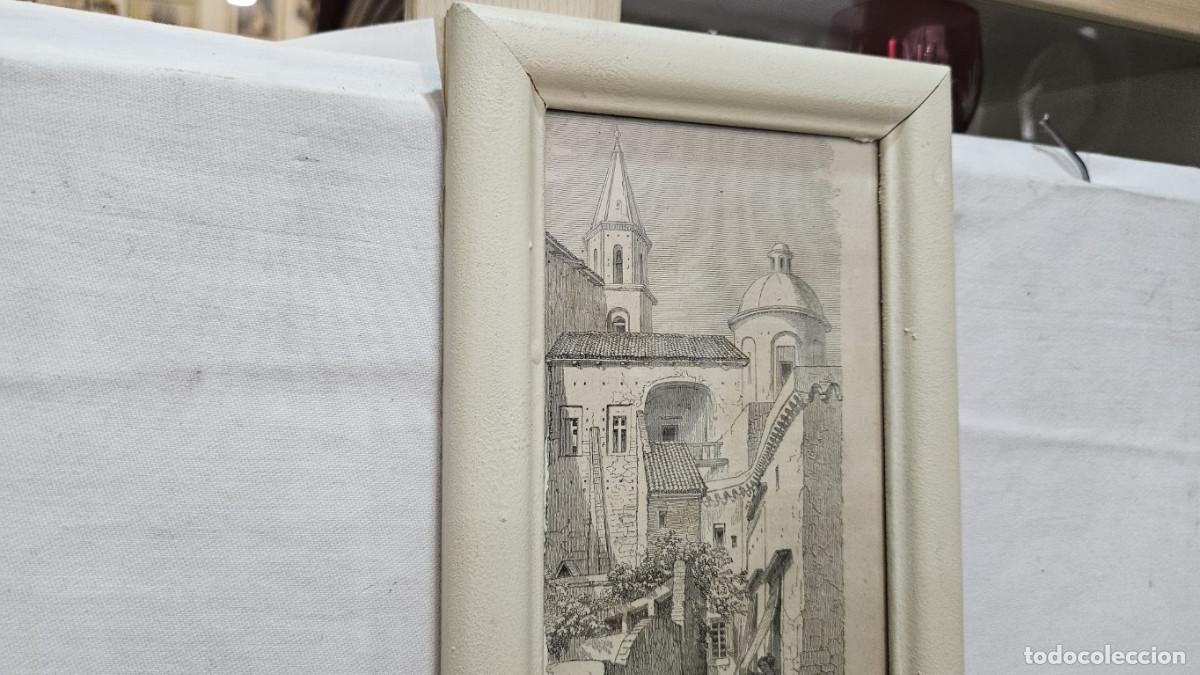 Arte: grabado antiguo del 1823 selva negra - Foto 7