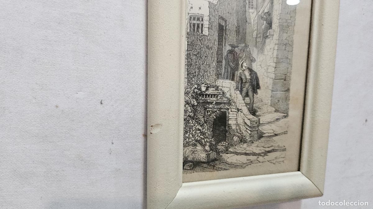 Arte: grabado antiguo del 1823 selva negra - Foto 10
