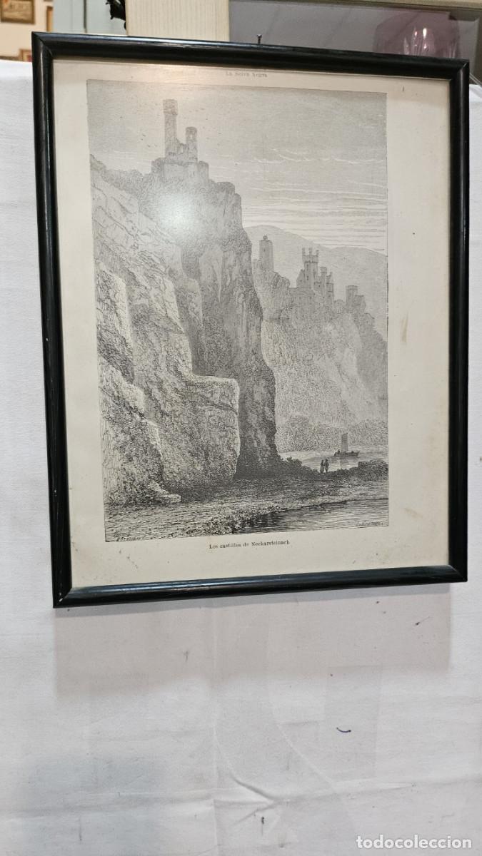 Arte: grabado antiguo del 1823 selva negra - Foto 1