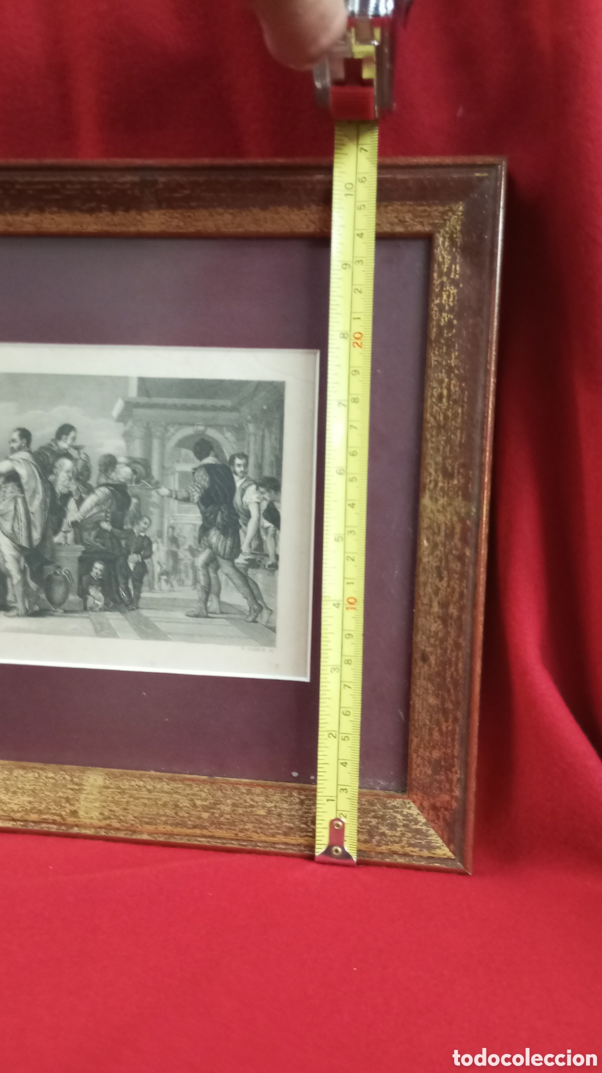 Arte: GRABADO ANTIGUO - Las bodas de Cana - Foto 8