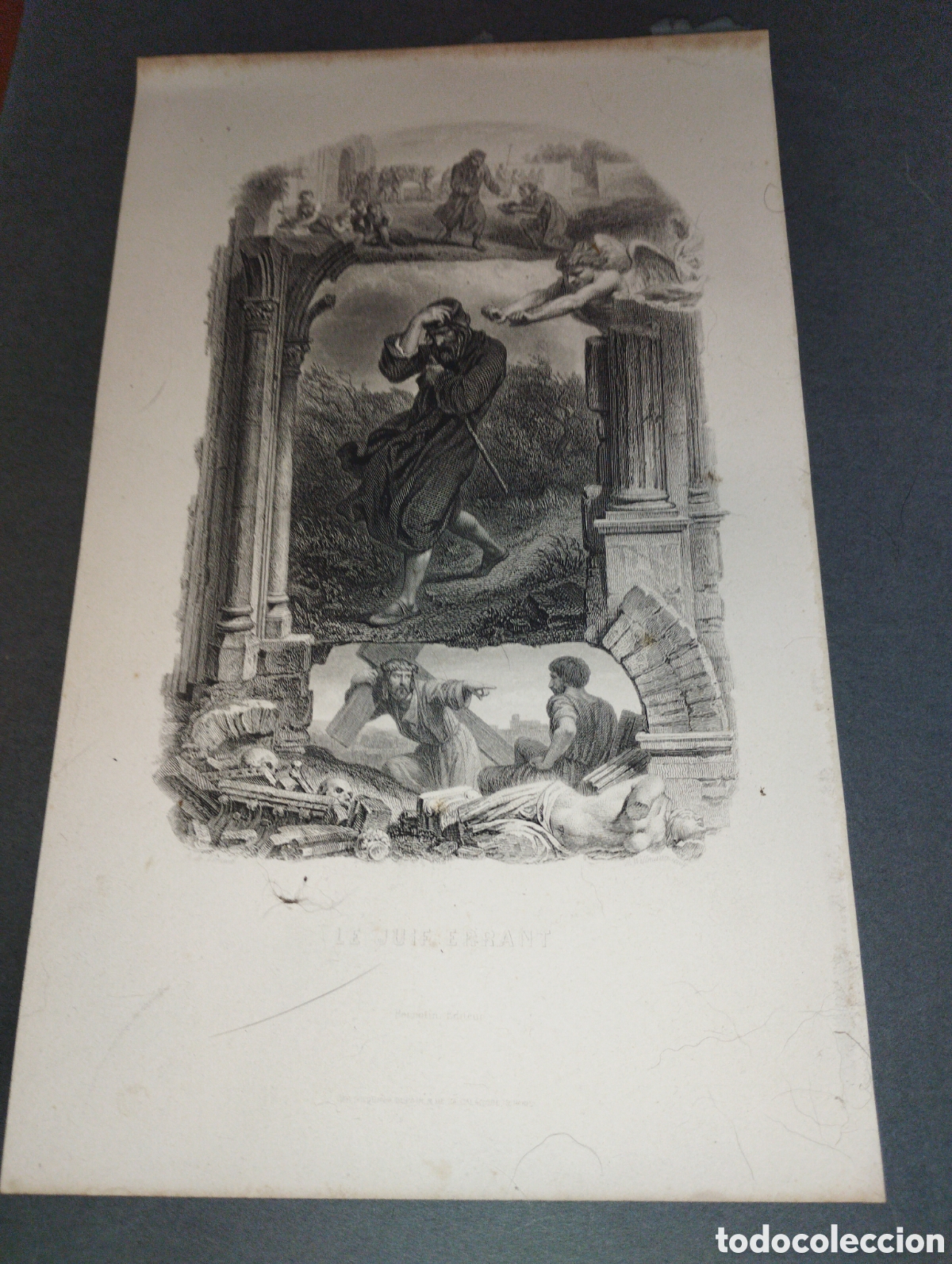 Kunst: Grabado El Juicio Errante 14 x 23 ctm.