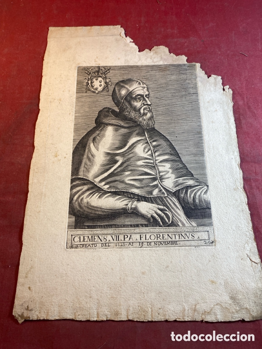 Arte: CLEMENS VII PA FLORENTINVS - Foto 1