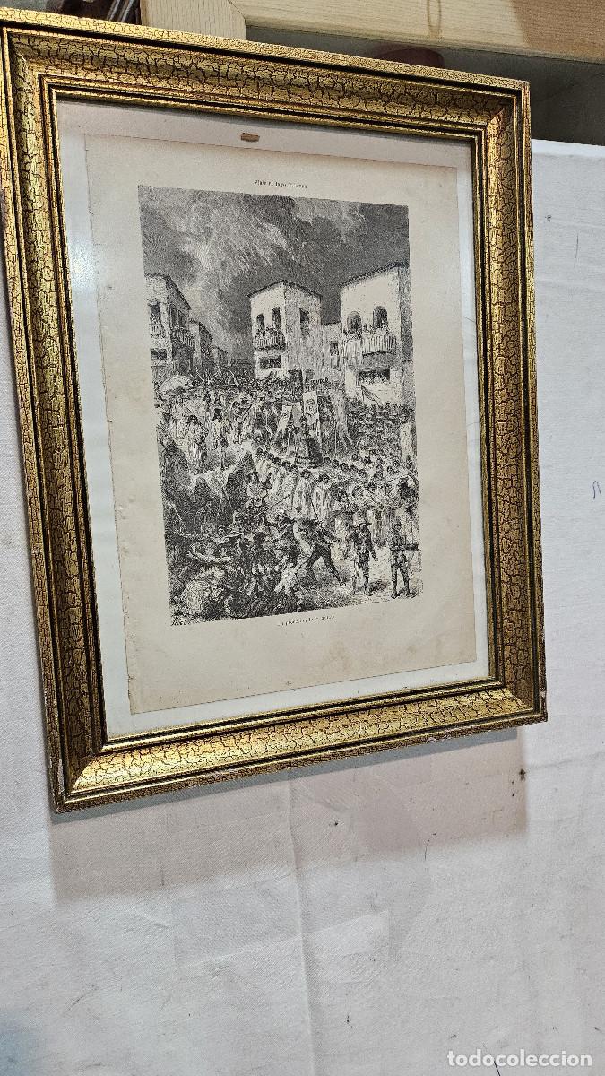 Arte: grabado antiguo del 1823 - Foto 1