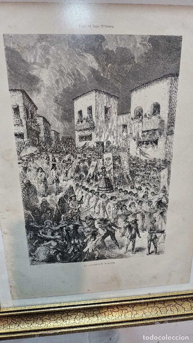Arte: grabado antiguo del 1823 - Foto 2