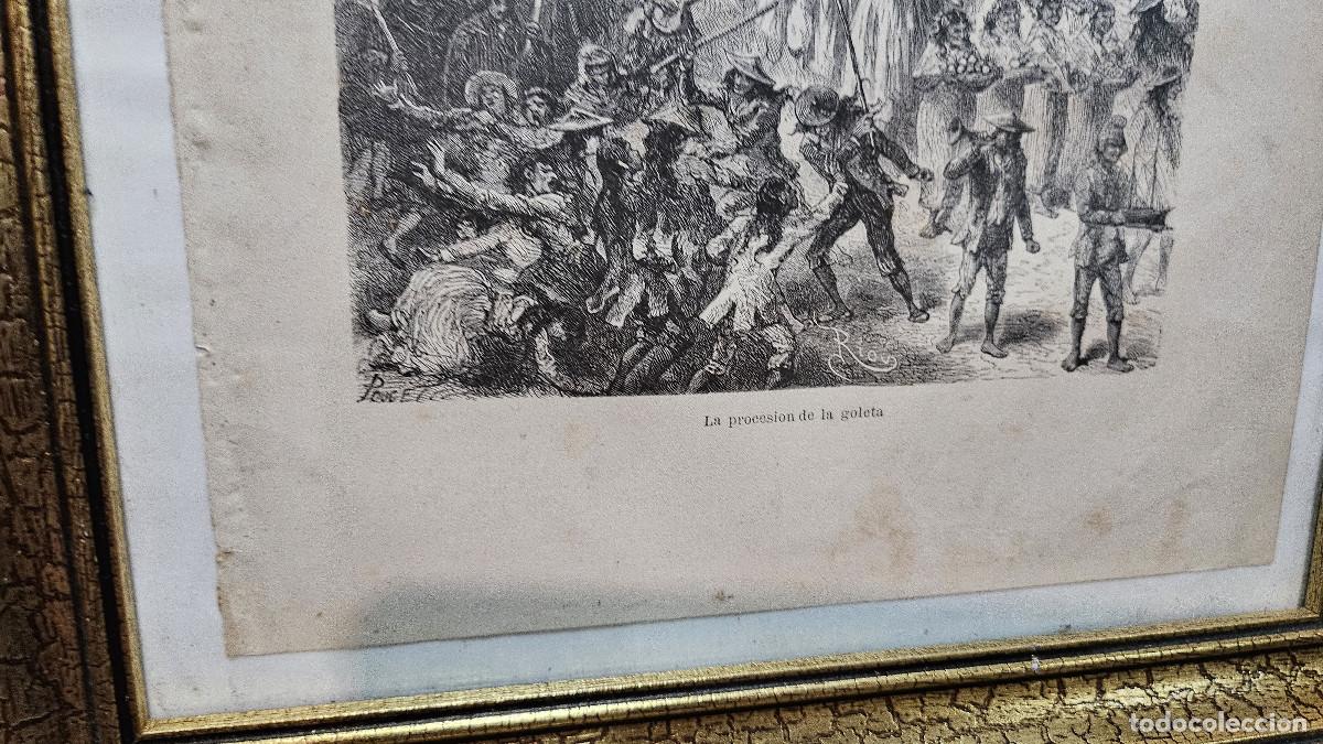 Arte: grabado antiguo del 1823 - Foto 3