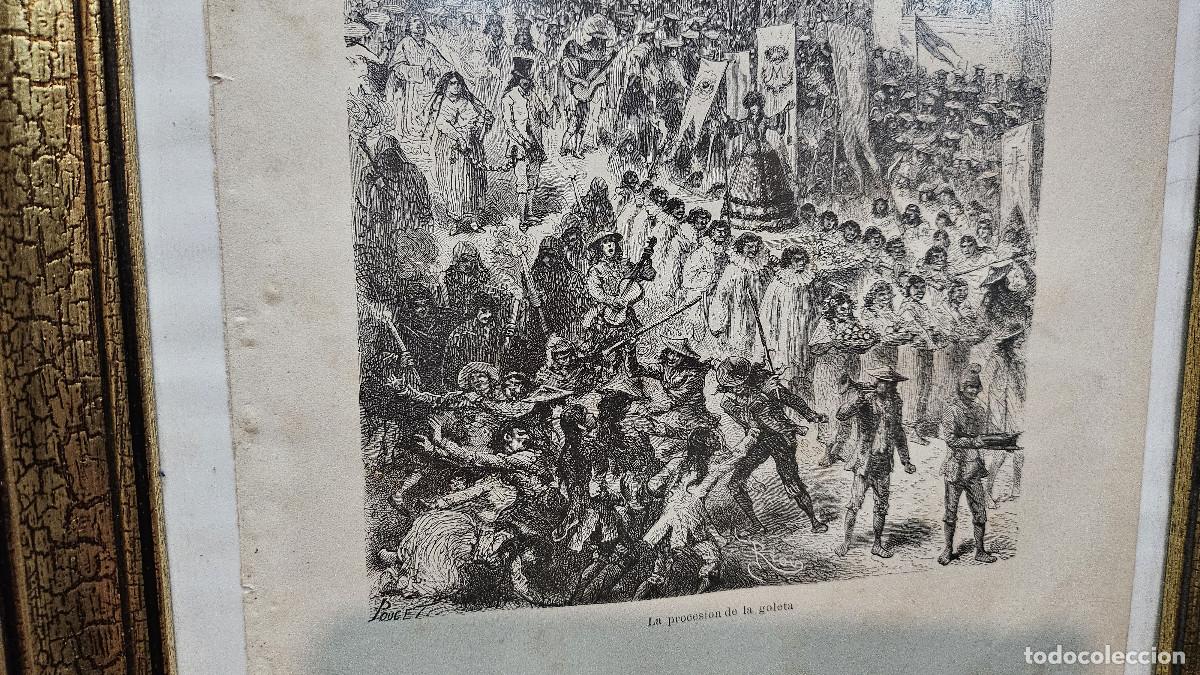 Arte: grabado antiguo del 1823 - Foto 4