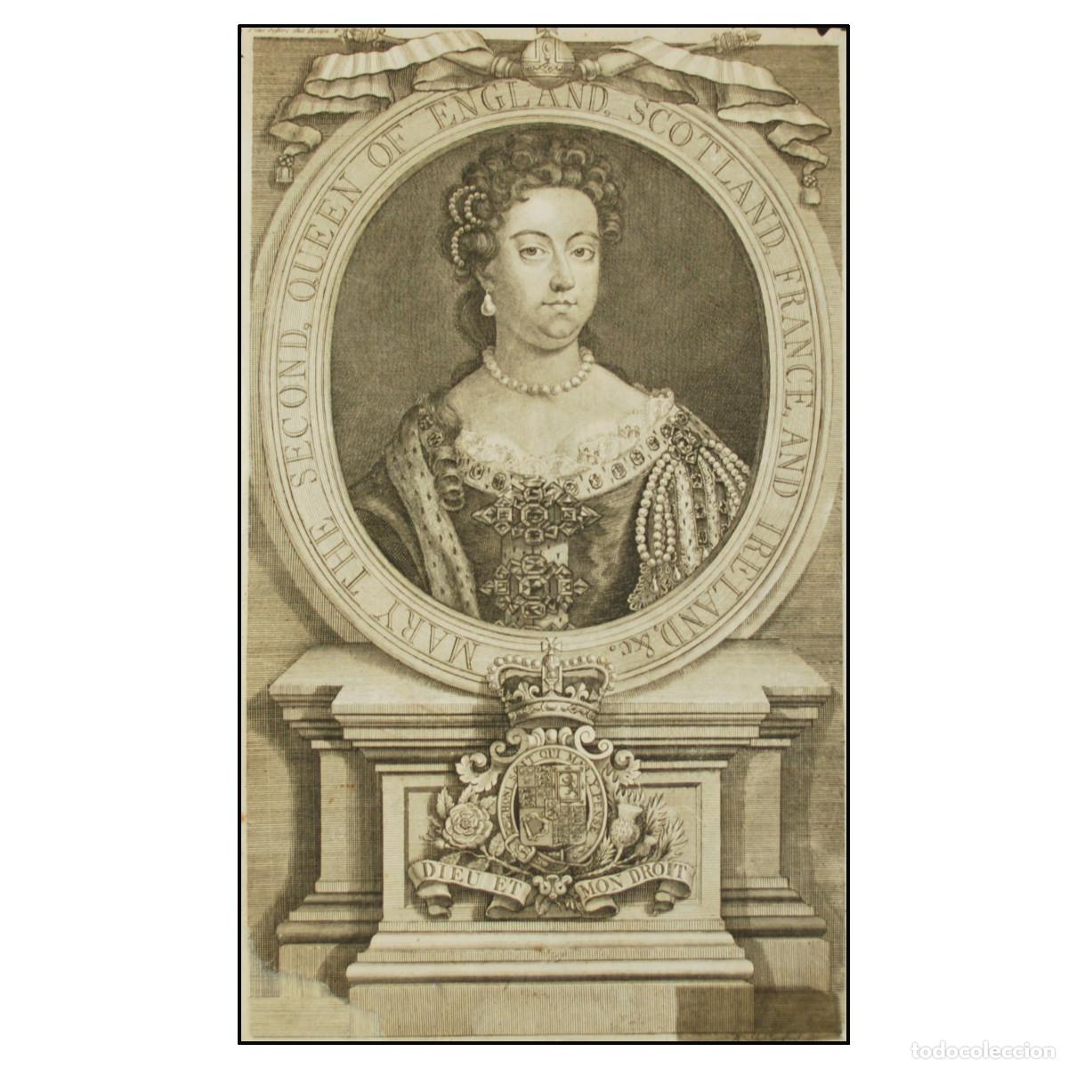 Arte: ROBERT SHEPPARD - MAR&Iacute;A II DE INGLATERRA - 1770 - Foto 1