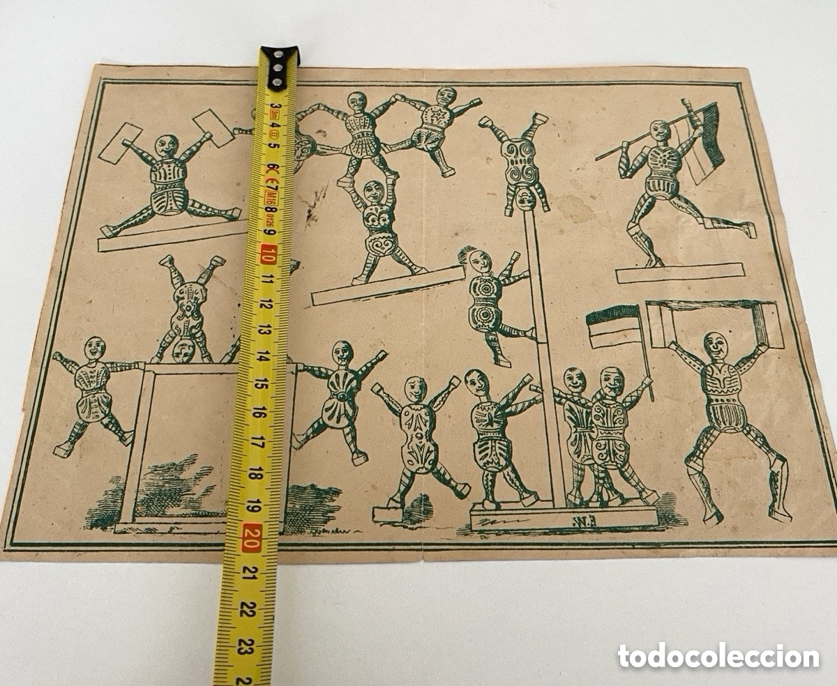 Arte: Antiguo Grabado mu&ntilde;ecos - Foto 2