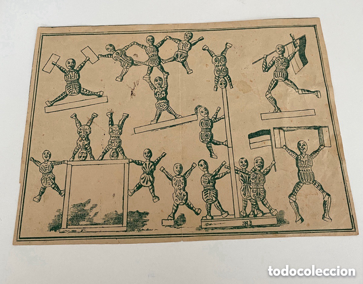 Arte: Antiguo Grabado mu&ntilde;ecos - Foto 1
