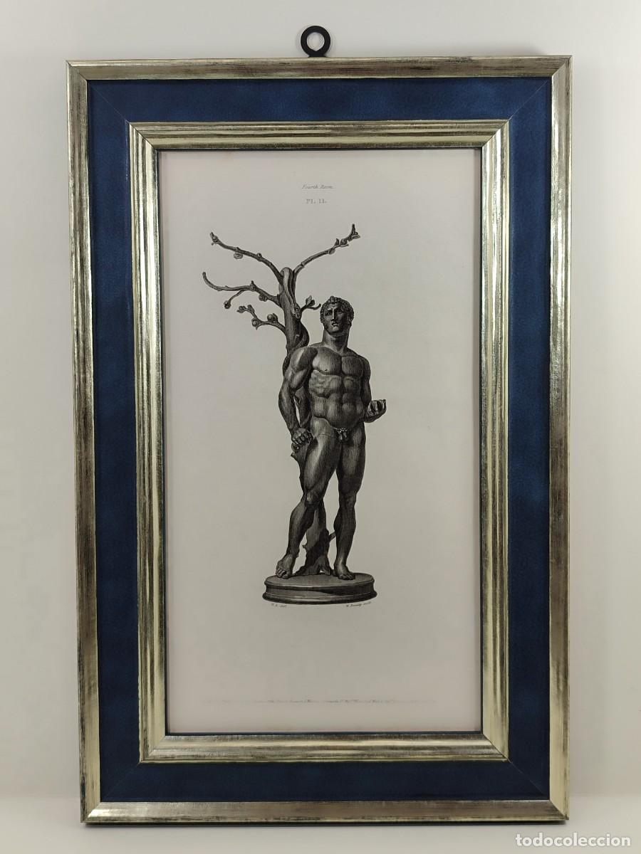 Art: Hercules, Ancient marbles The British Museum 1818, Plancha II, cuadro.