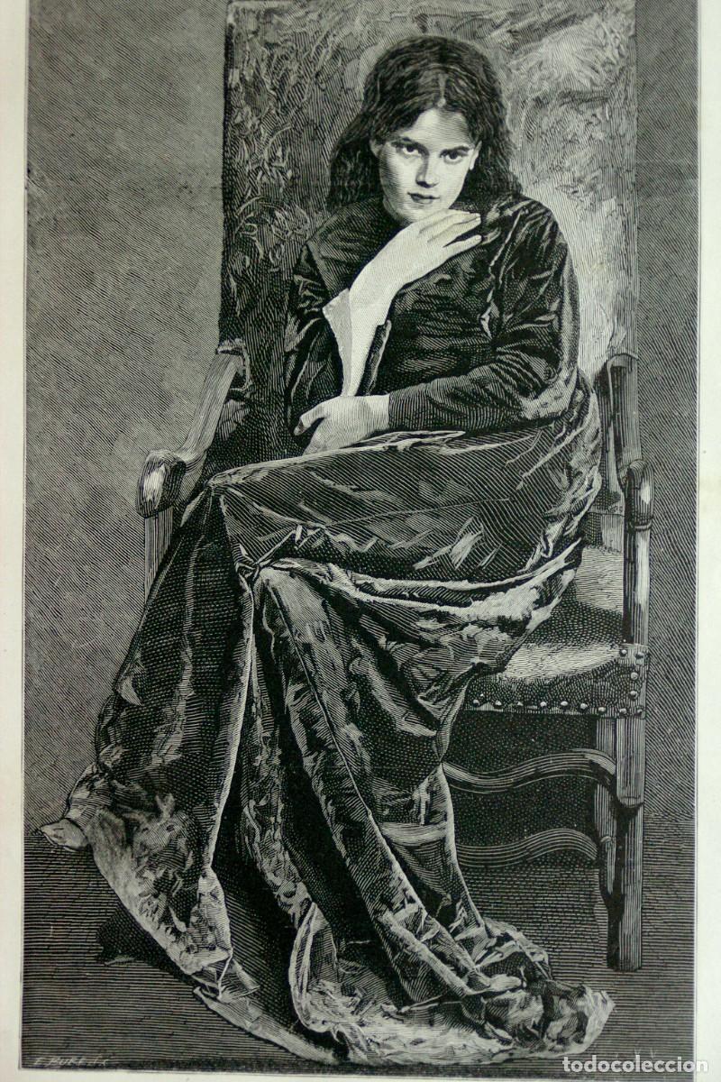 Art: La so&ntilde;adora de Jacquet. Musee des beaux arts 1885.