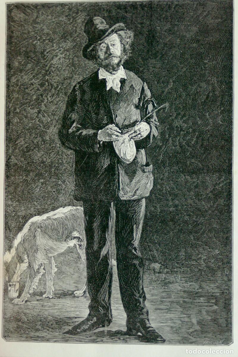 Art: Retrato de un artista de Manet. Musee des beaux arts 1885.
