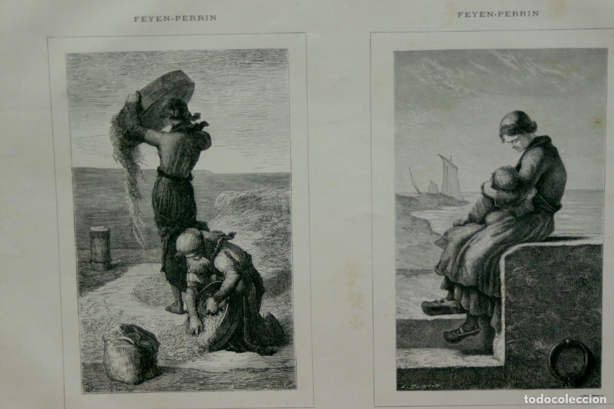 Art: Aventadoras y la mujer del pescador de Feyen-Perrin. Musee des beaux arts 1885.
