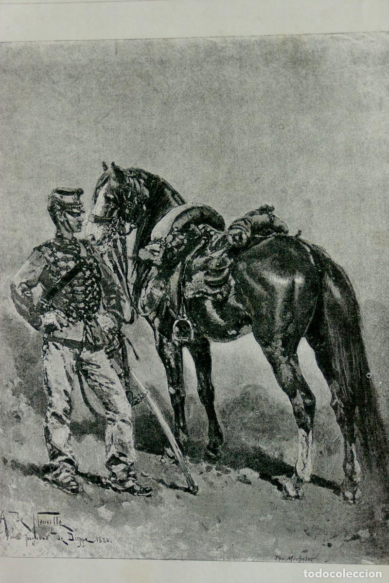 Art: Chasseur a cheval de Neuville. Musee des beaux arts 1885.