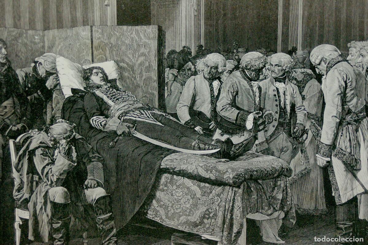 Art: Funeral de Marceau de Laurens. Musee des beaux arts 1885.