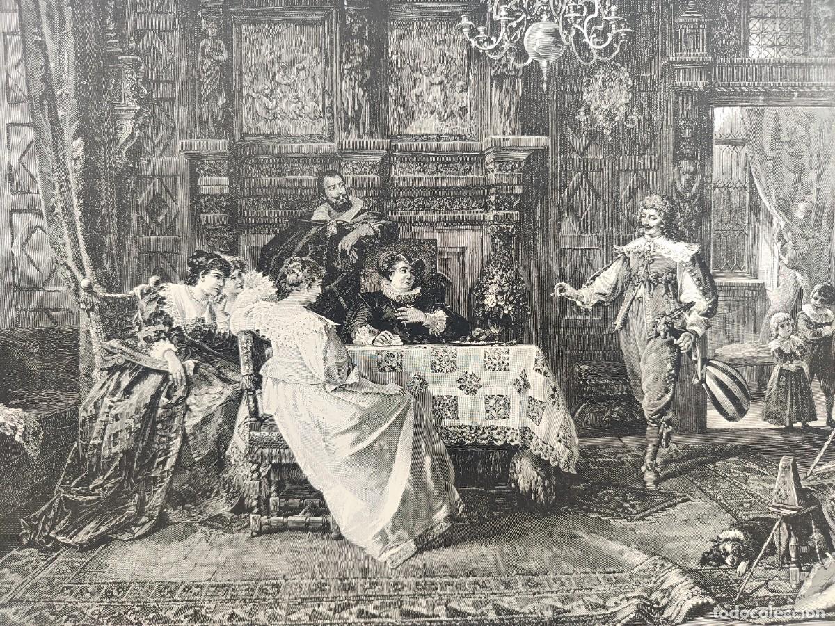 Art: El improvisador de Gaiser. LES MERVEILLES DE L&acute;ART MODERNE 1886