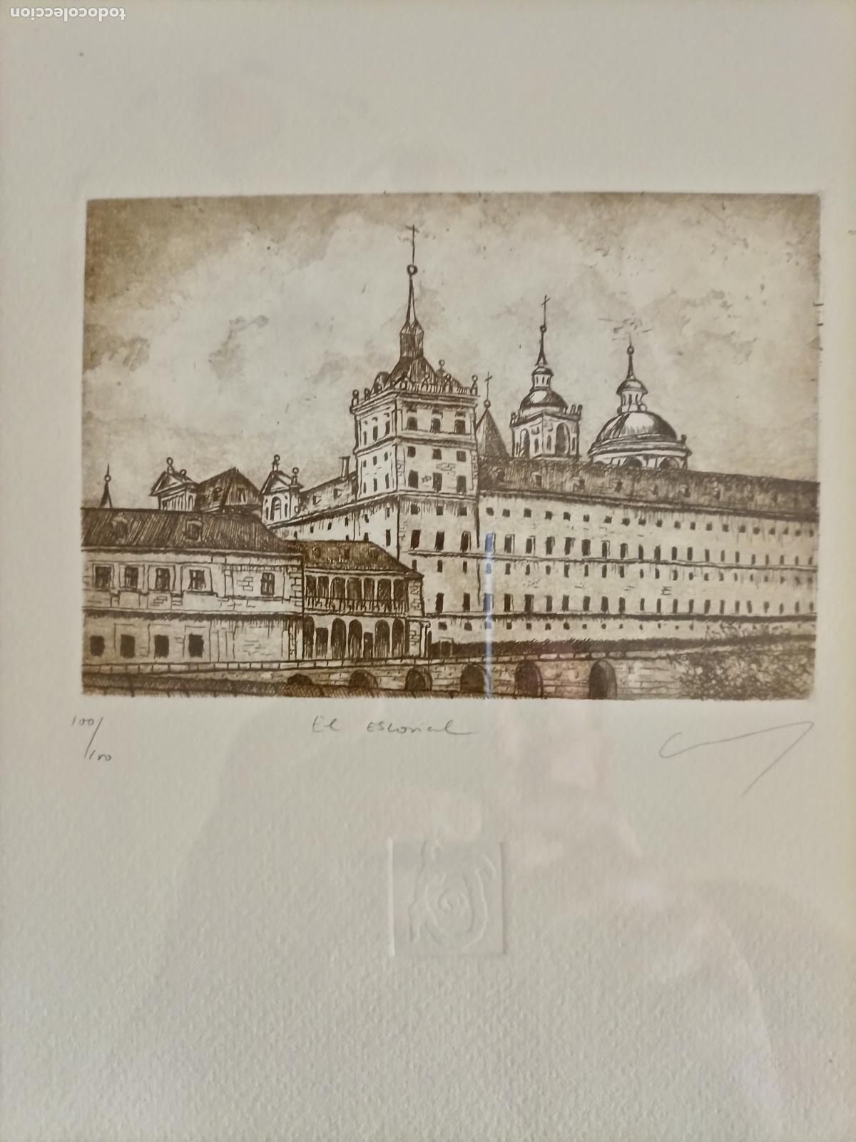 Arte: grabado del escorial - Foto 1
