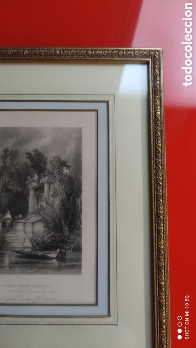Arte: GRABADO DE G.CATTERMOLE,ESCENA DE FAUSTO - Foto 4